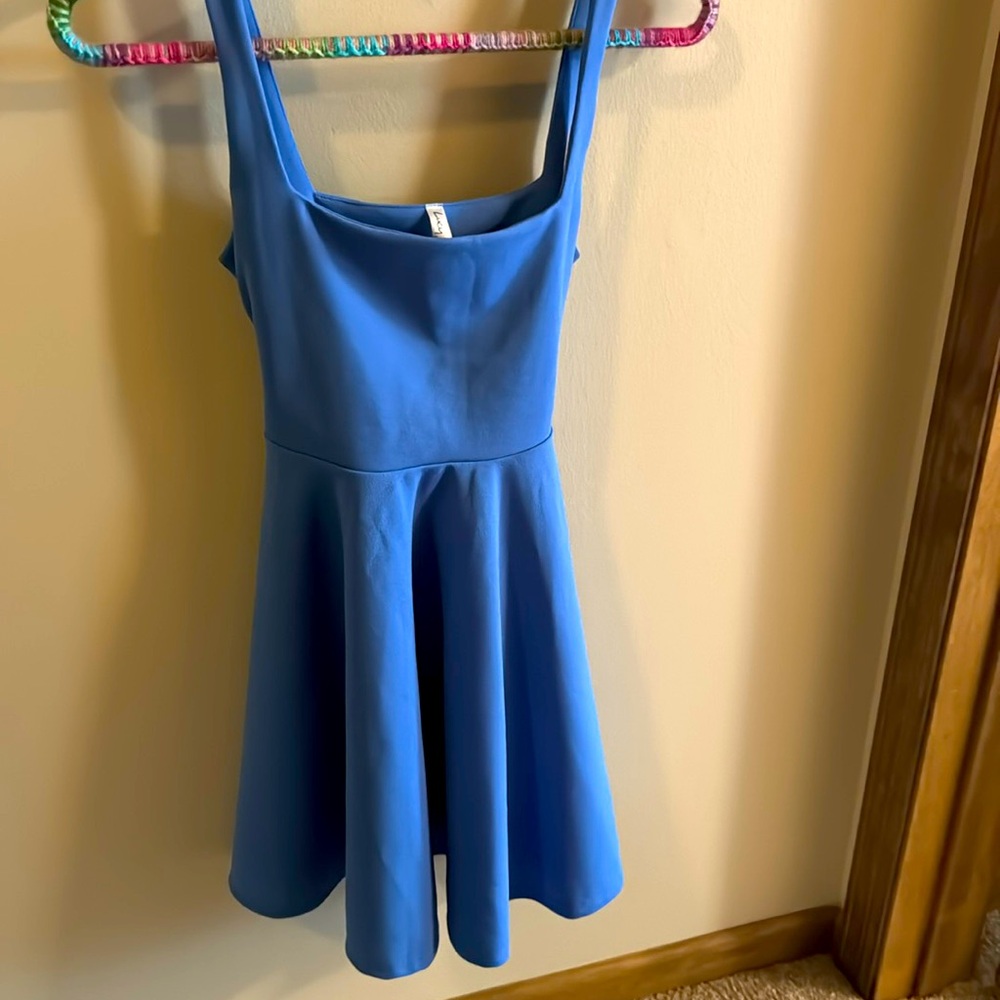 Blue dress